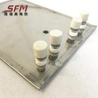 Mica Plate Heater With Parallel Threaded Terminals