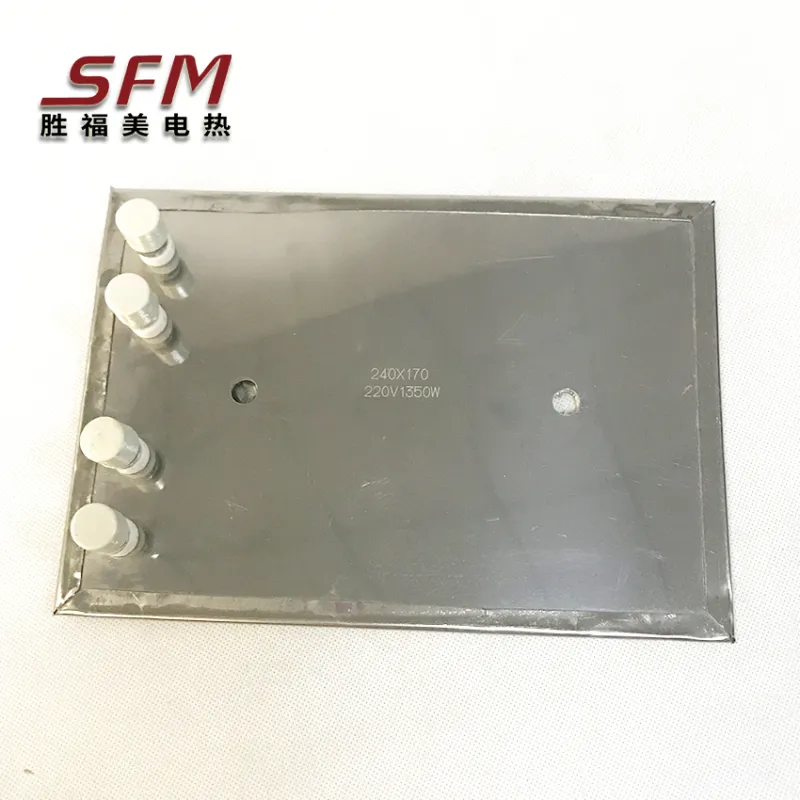 Mica Plate Heater With Parallel Threaded Terminals