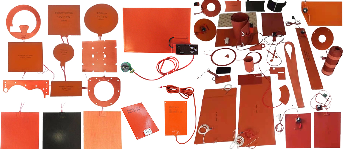 Silicone plate heater