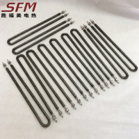 Twisted Finned U-Shaped Tubular Heater