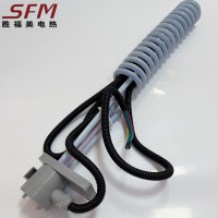 Coiled Corrosive Liquid Telflon Heater