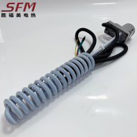 Coiled Corrosive Liquid Telflon Heater