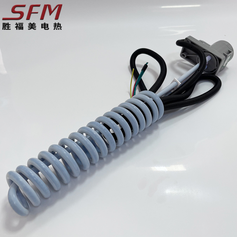 Coiled Corrosive Liquid Telflon Heater