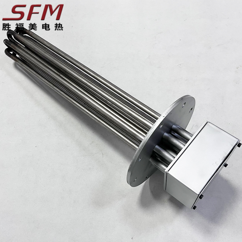 Square Flange Immersion Heater