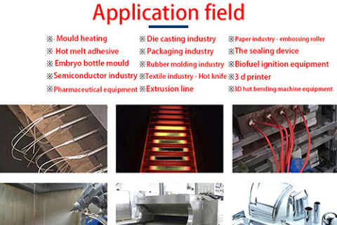 Simple introduction of electrical heating pipes