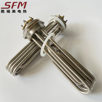 ท่อความร้อนหน้าแปลนเกลียว ท่อความร้อน DN40 2 นิ้ว DN50 หน้าแปลนสแตนเลส ท่อความร้อนไฟฟ้า