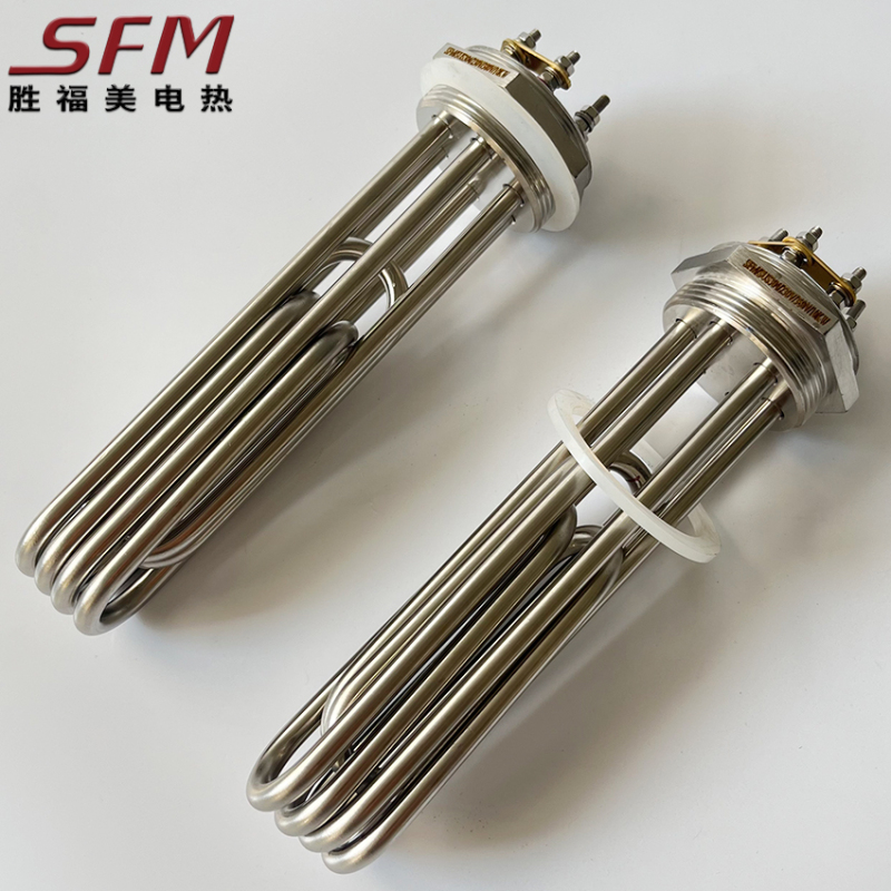 ท่อความร้อนหน้าแปลนเกลียว ท่อความร้อน DN40 2 นิ้ว DN50 หน้าแปลนสแตนเลส ท่อความร้อนไฟฟ้า