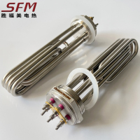 ท่อความร้อนหน้าแปลนเกลียว ท่อความร้อน DN40 2 นิ้ว DN50 หน้าแปลนสแตนเลส ท่อความร้อนไฟฟ้า