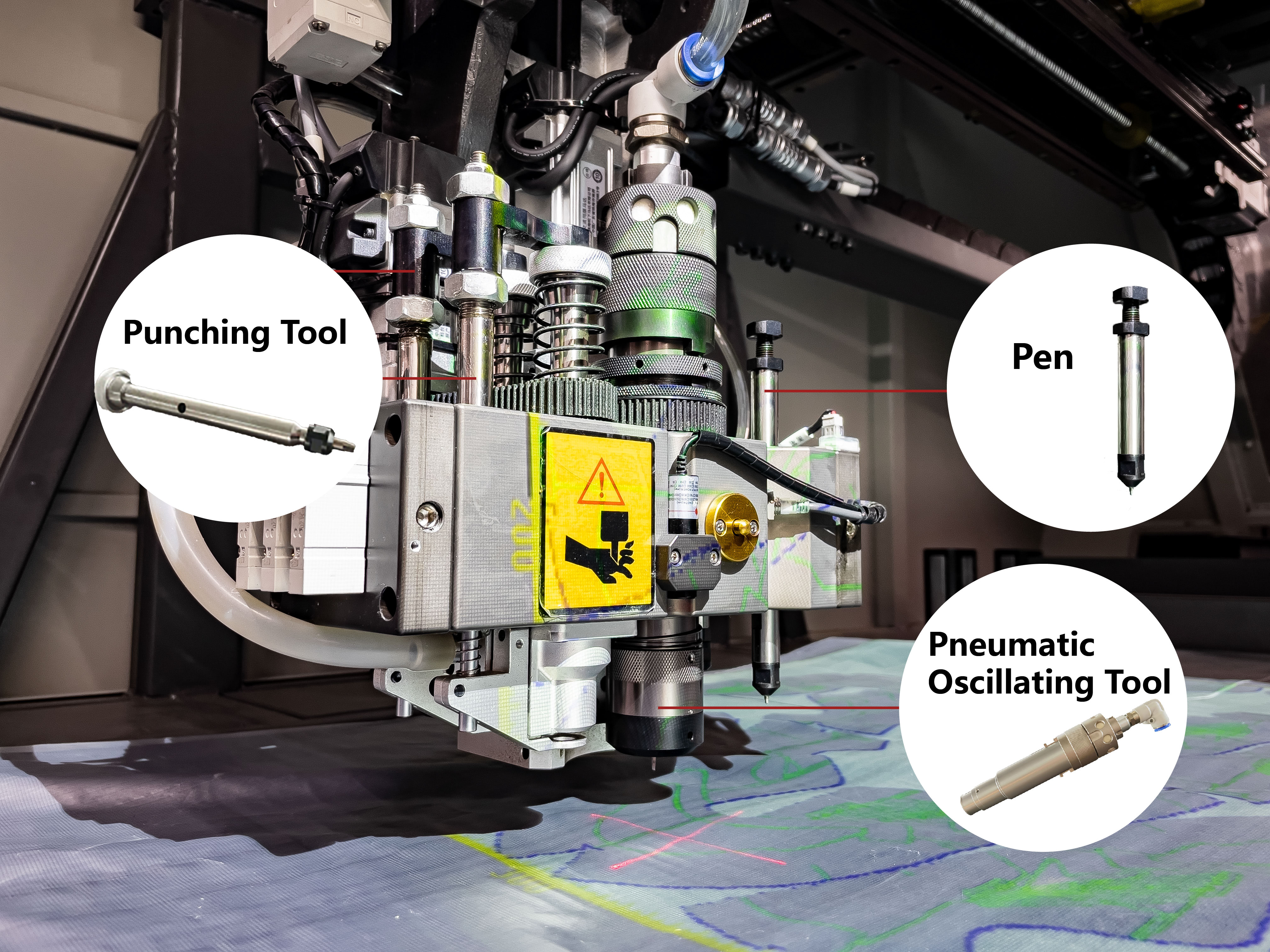 oscillation knife cutting machine