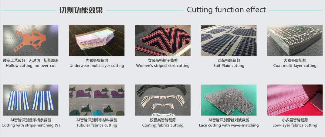 Cnc Plain Fabric Pattern Cutting Cutter Machine