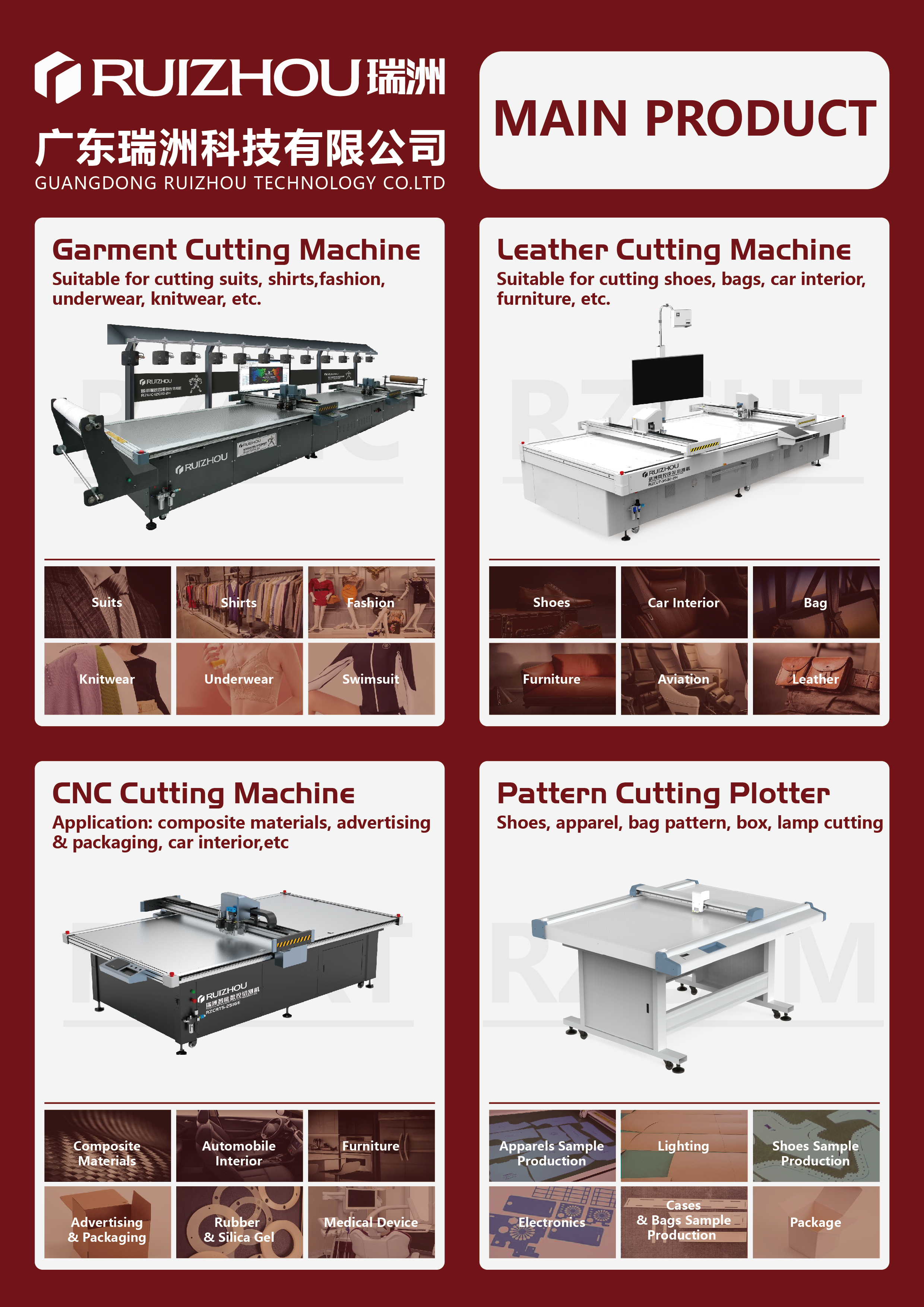 Packaging industry cutting machine