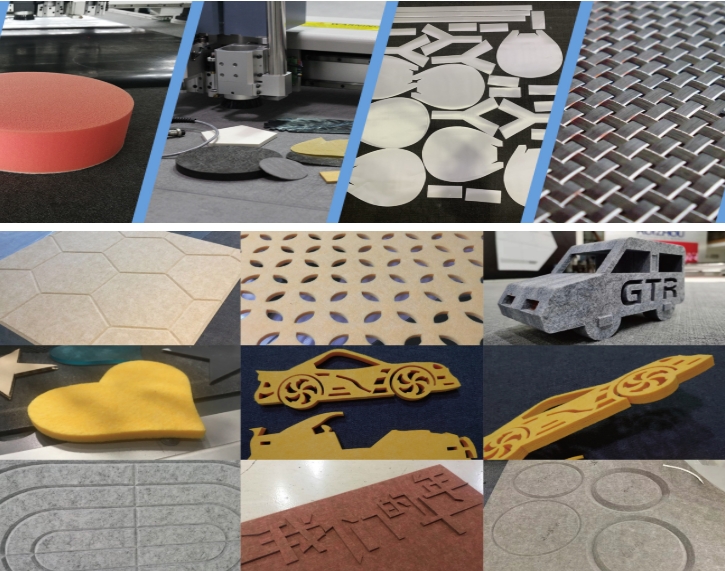 Polyester Fiber Acoustic Soundproof Panels Cutting Machine