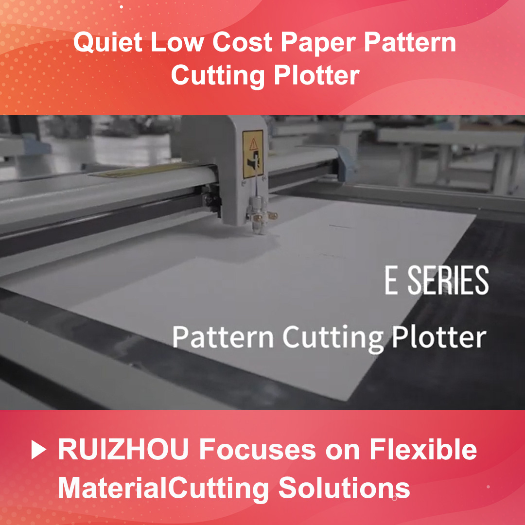 Quiet Low Cost Paper Pattern Cutting Plotter