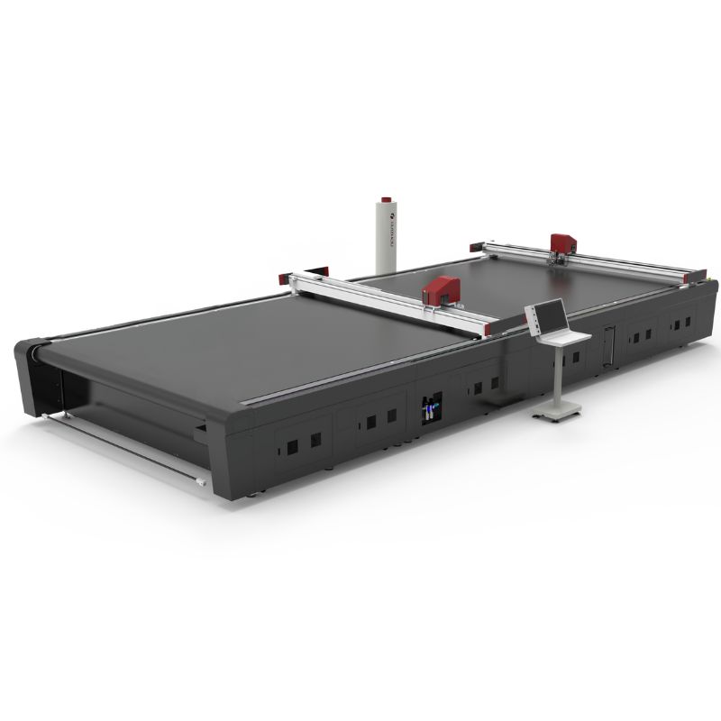 Double Head Footwear Leather Cutting Machine