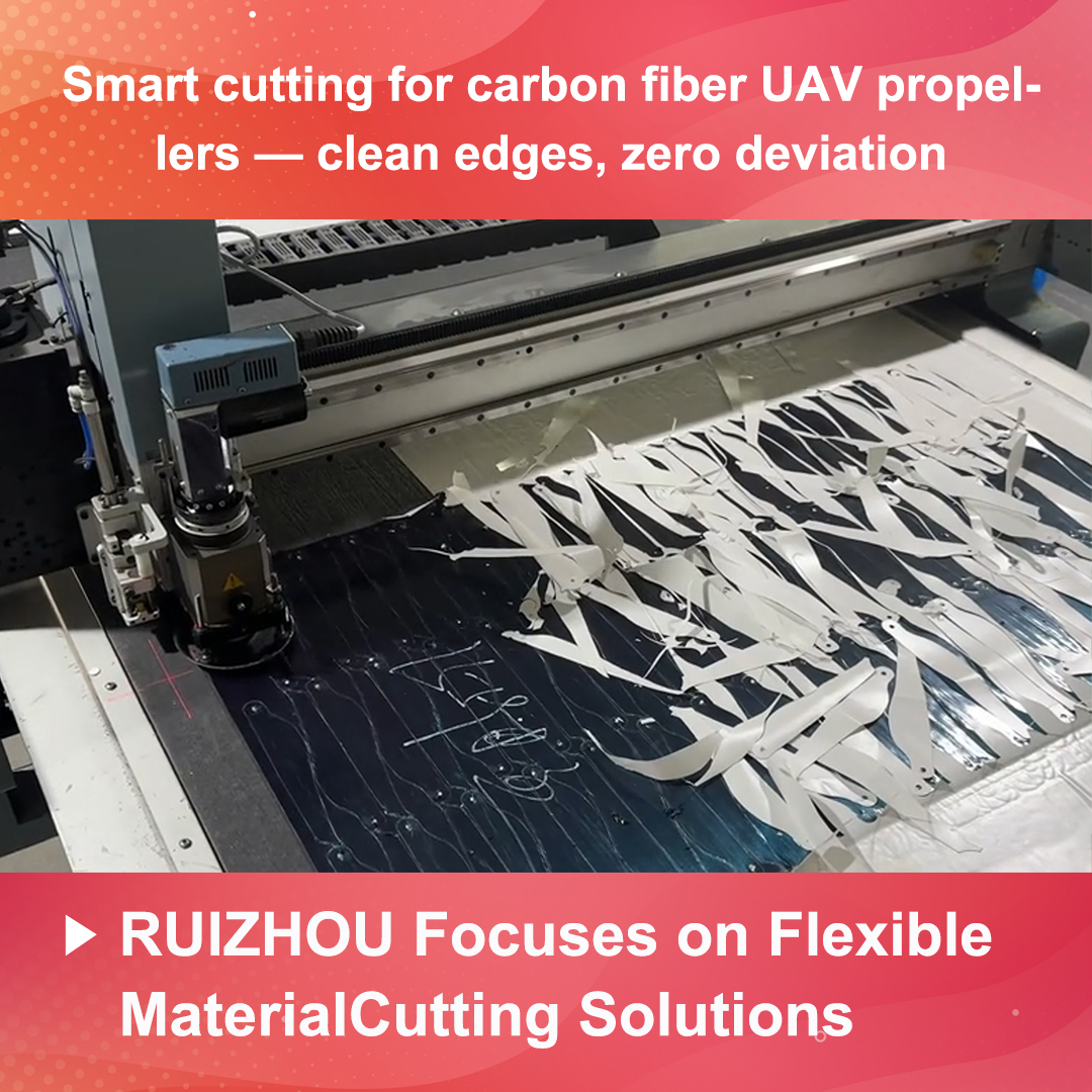 Smart cutting for carbon fiber UAV propellers — clean edges, zero deviation