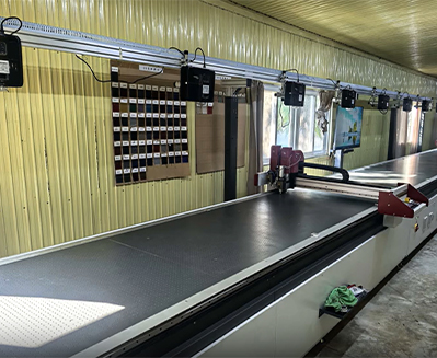 AI fabric cutting system