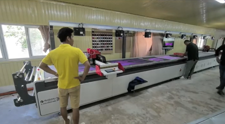 Garment CNC Cutter for Suit Manufacturing