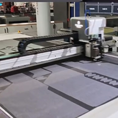 RUIZHOU Showcases Double-Layer Cutting for Aluminum Foil Fiberglass Fabric
