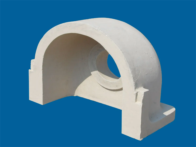 Glass kiln sillimanite mullite chute brick