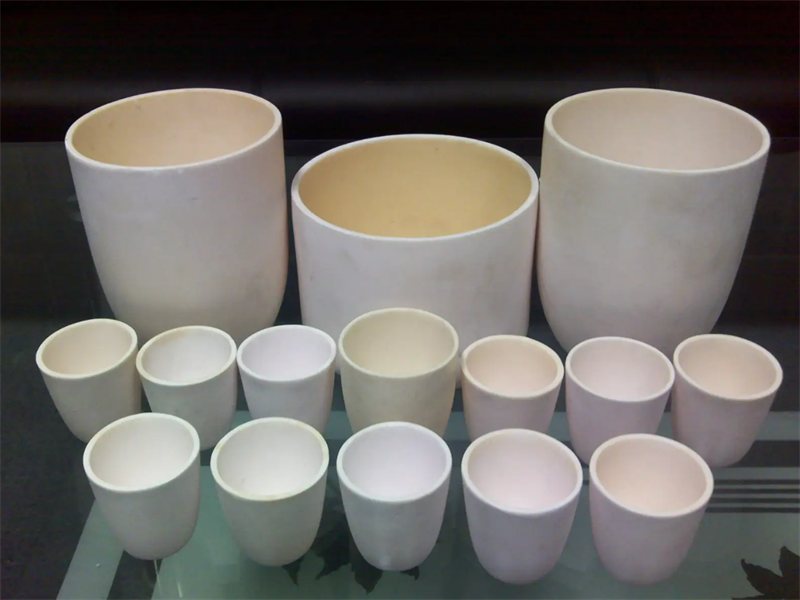 1kg Quartz Melting Crucible Cup With Lid Gold Silver Smelting