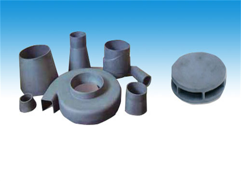 RBSIC Silicon Carbide Ceramic Cone Pipe Liner Lining