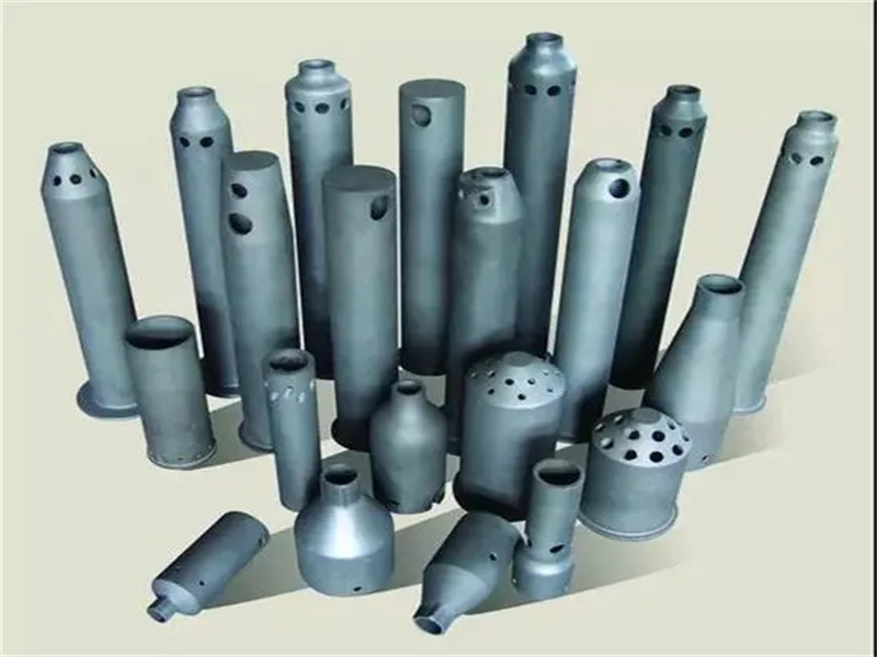 Silicon carbide burner nozzle