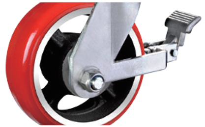 K41 Polyurethane On Cast Iron Caster