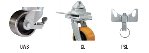 Heavy duty castor Heavy duty castor