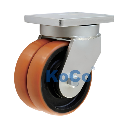 Double wheel caster Double wheel caster