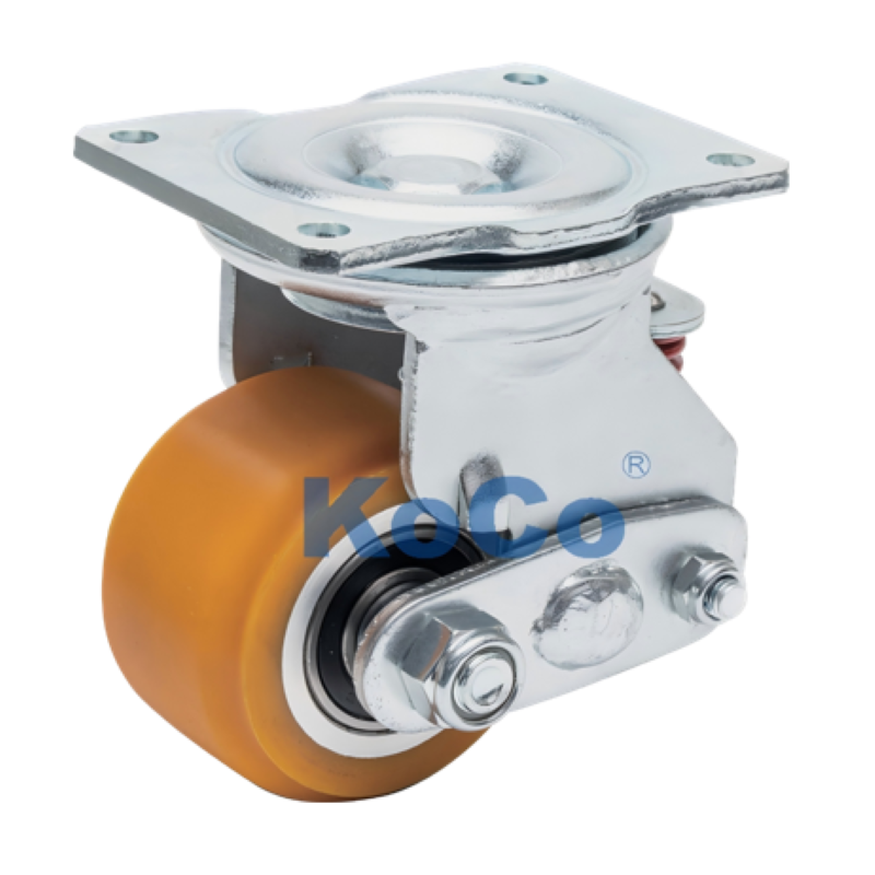 K422 Aluminum Core PU Cushioned Caster
