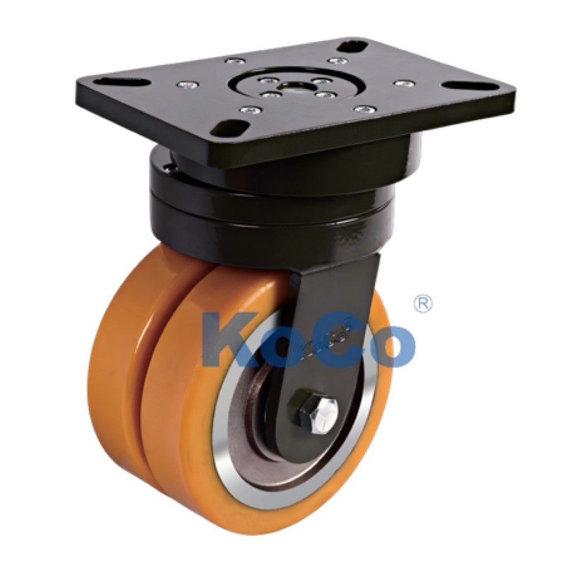 Dual swivel caster Dual swivel caster