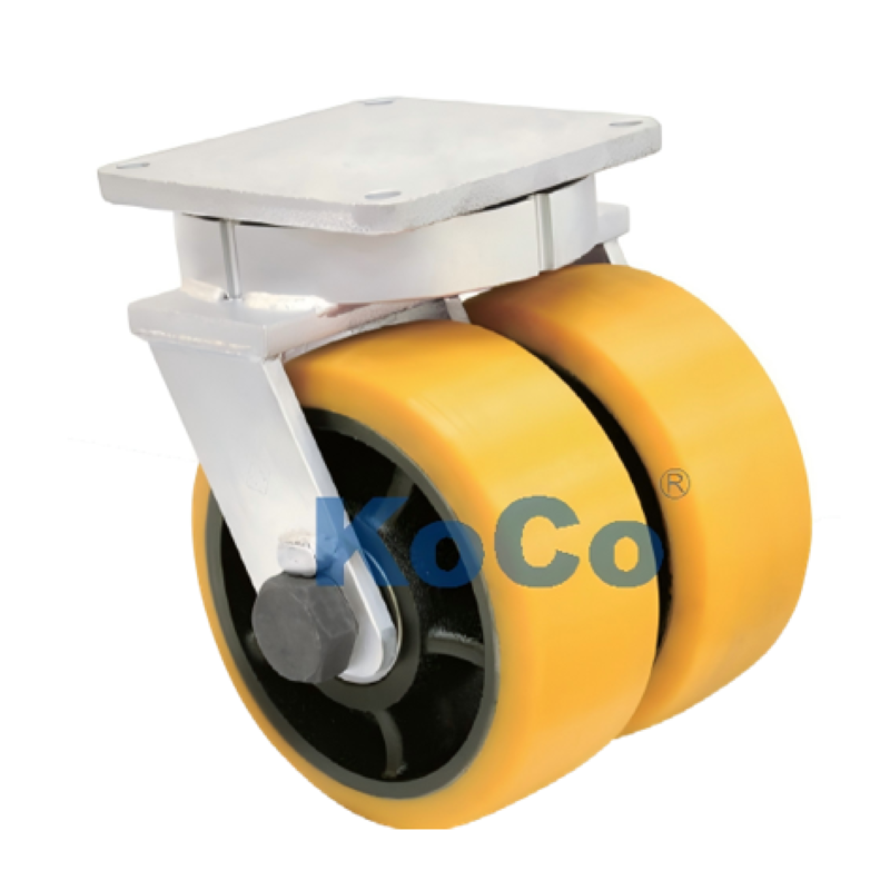 K83 Nylon Dual Wheel Caster (Over 20000 LBs. Capacity)