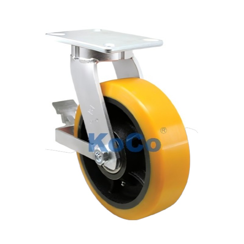 Polyurethane caster Polyurethane caster