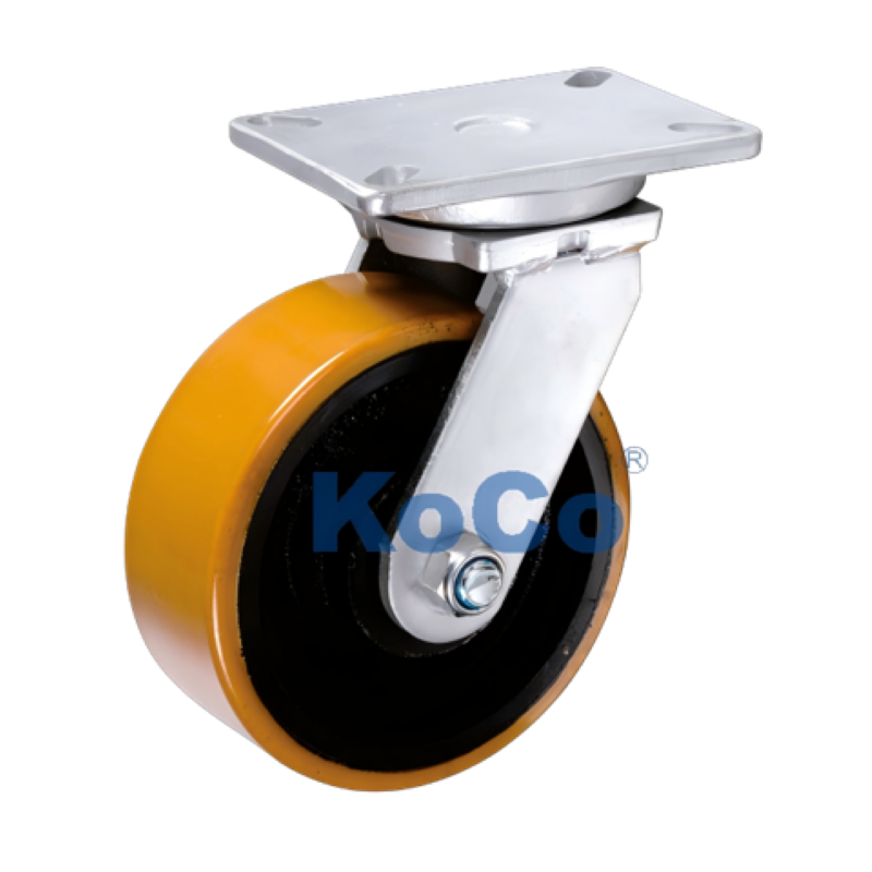 K63 Heavy Duty Dual Wheel Caster (Over 2000 LBs. Capacity)