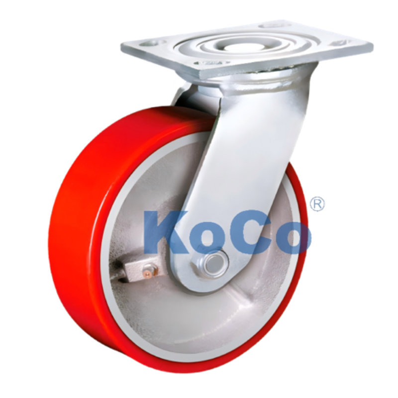 K32 Polyurethane On Cast Iron Caster