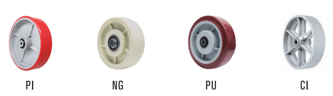 Polyurethane on iron wheel Polyurethane on iron wheel