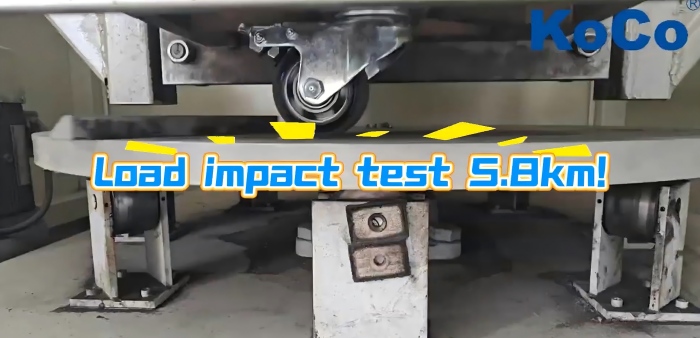 The load impact test involved walking 5.8km. The load impact test involved walking 5.8km.