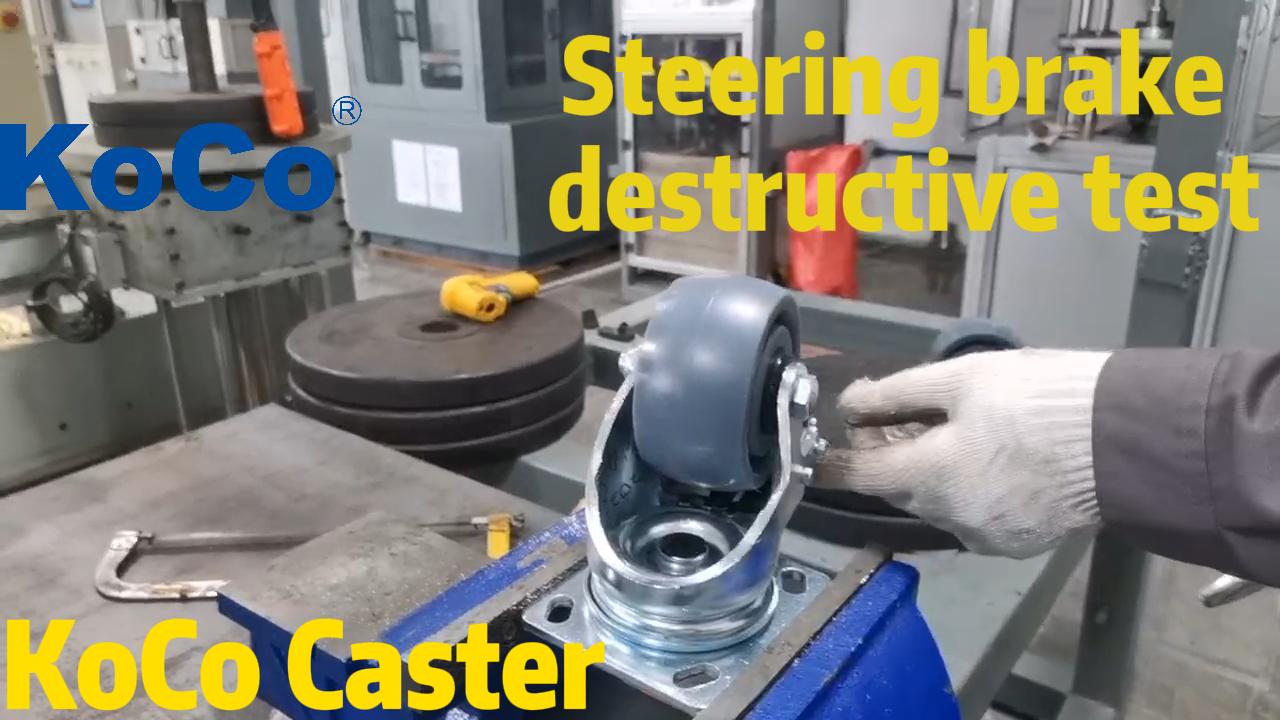 Tekerlek Direksiyon Freni 180° Döndürme Tahribat Testi