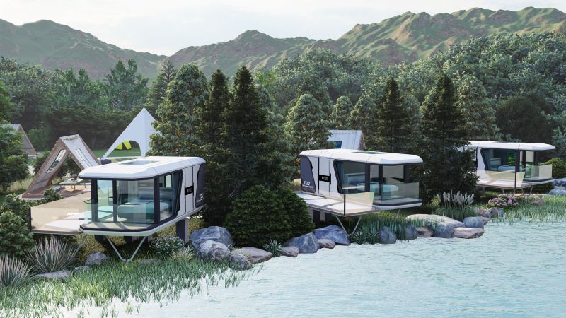 Outdoor Mobile Capsule House