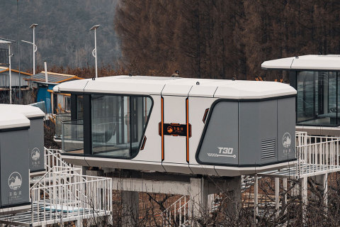 Planification future du logement mobile des capsules spatiales en 2024