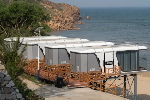 Maison mobile capsule spatiale : un habitat poétique pour cultiver son épanouissement