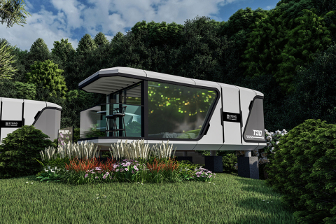 Coûts de construction et d’entretien de la maison mobile de la capsule spatiale