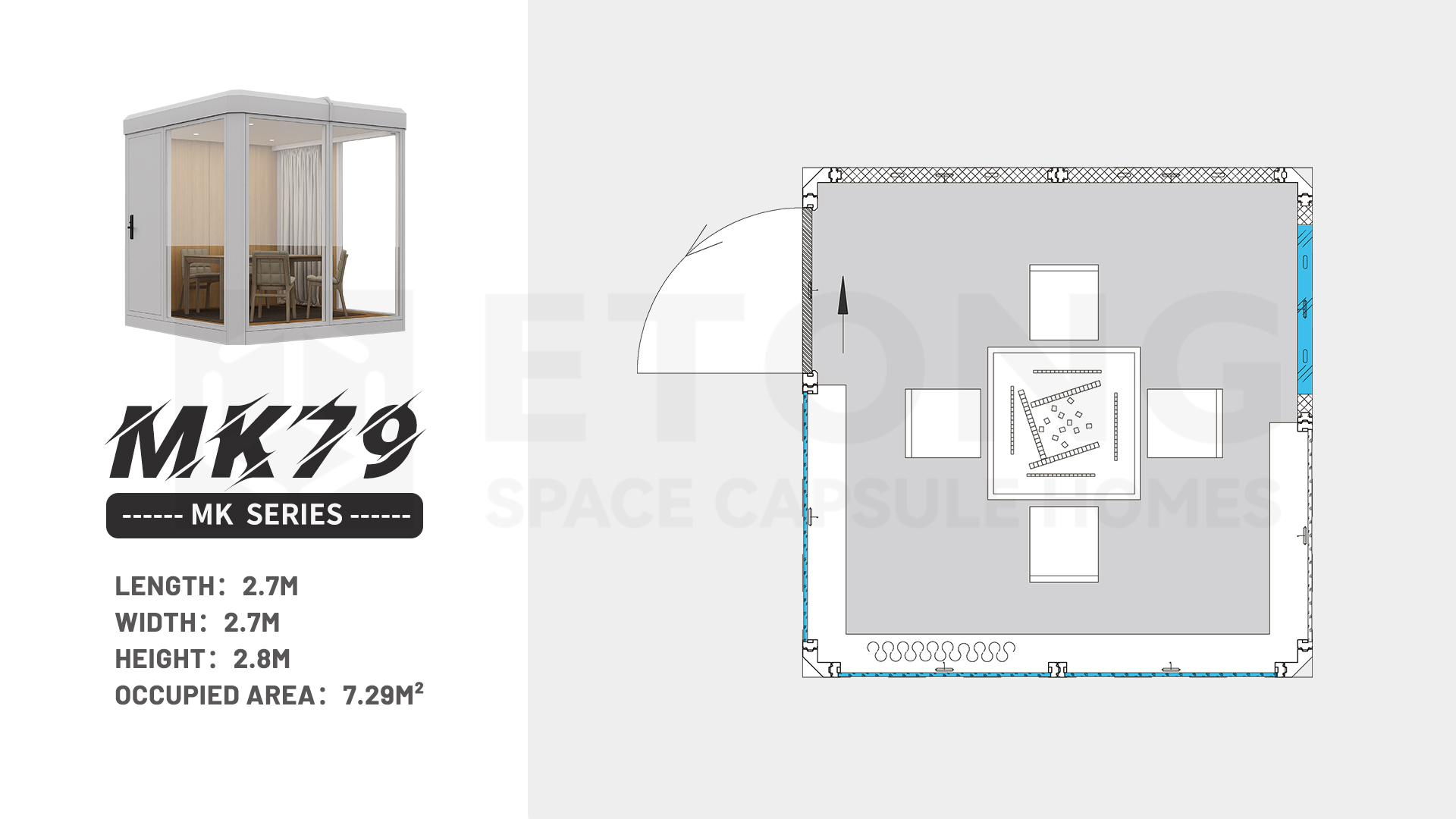ETONG space capsule home