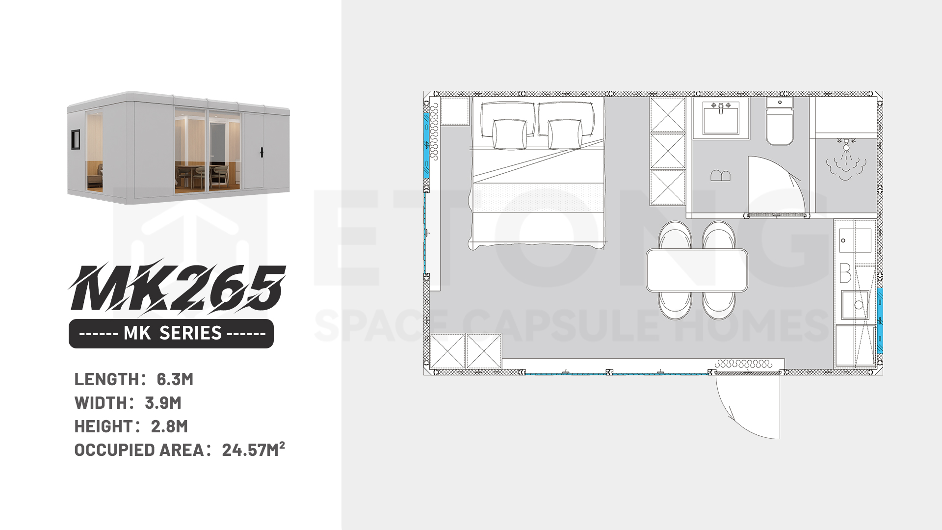 ETONG space capsule home