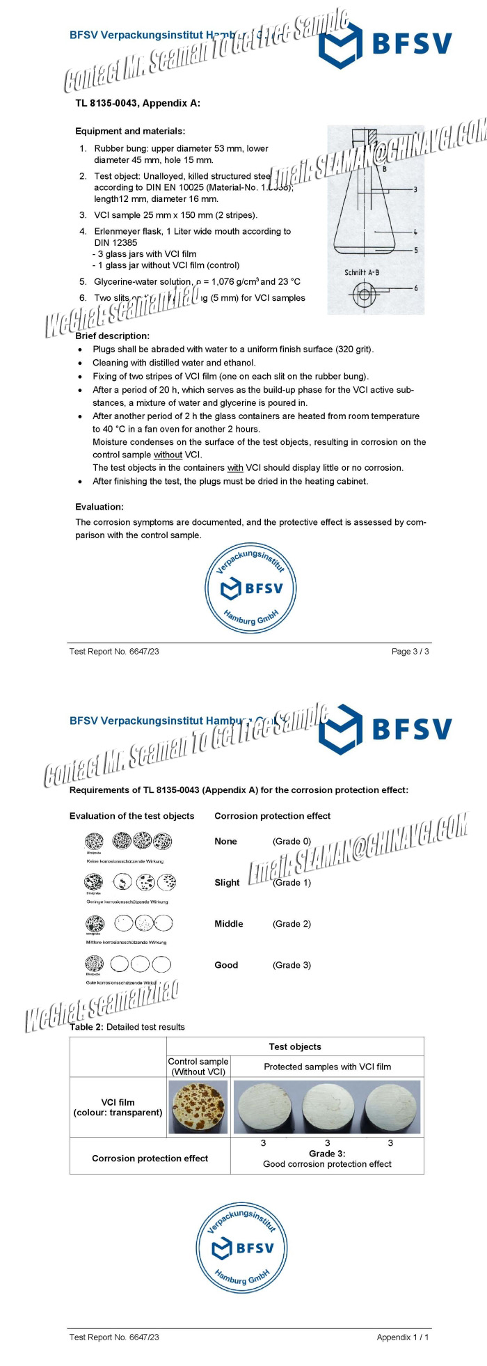 VCI Resin