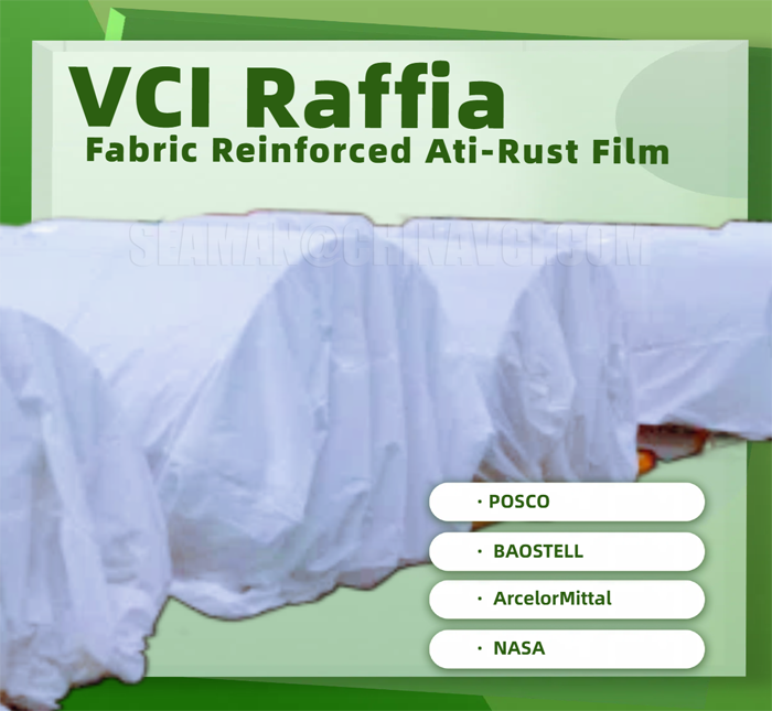 Woven Fabric Raffia Laminated VCI Film