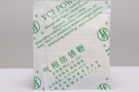 Bột chống gỉ VCI màu trắng có thể sử dụng trong hộp đóng gói bằng thép không?