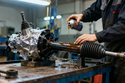 海上輸送中に自動車のステアリングシステムが錆びるのを防ぐにはどうすればよいでしょうか?