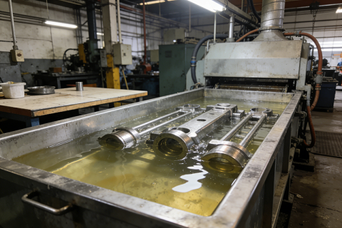 Quais peças metálicas são adequadas para tratamento com óleo VCI?