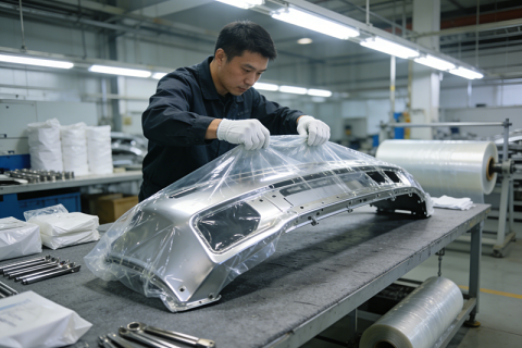 Как защитить кузовные панели автомобиля с помощью антикоррозийной пленки VCI?